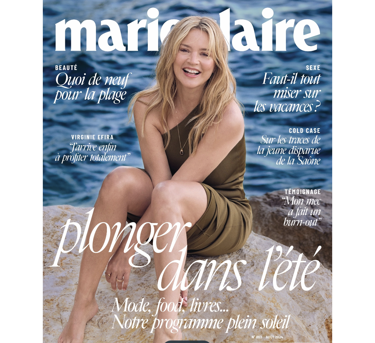 Photo Virginie Efira fait la couverture du numéro d