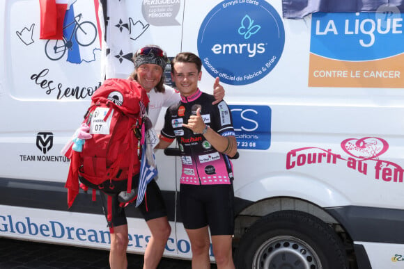 Fabrice et Briac
Les deux candidats emblématiques de Pékin Express, Fabrice et Briac, que tous les français ont pu retrouver sur leurs écrans les mardis soirs dans "Pékin Express : itinéraire bis", se lancent dans un Tour de France de 10 000 kilomètres à vélo au profit de la Ligue contre le cancer. © Jean-Marc Lhomer / Bestimage