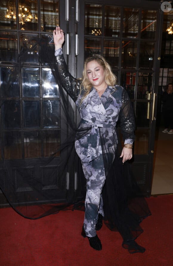 Marilou Berry - Arrivées au défilé Julien Fournié Haute Couture printemps/été 2024 (PFW) à Paris le 23 janvier 2024. © Christophe Aubert via Bestimage 