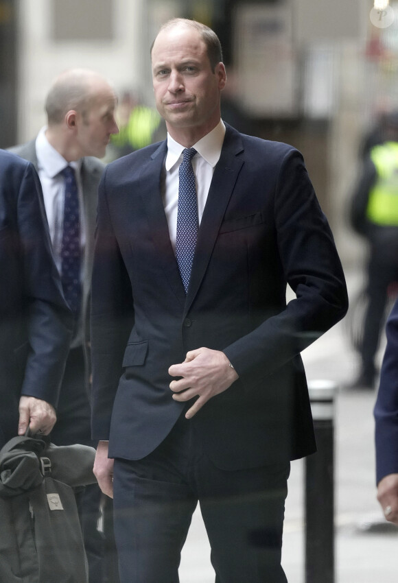 Le prince William, prince de Galles, est en visite au siège de la Croix-Rouge du Royaume Uni à Londres le 20 février 2024. 