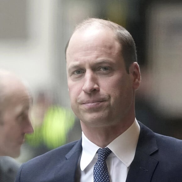 Le prince William, prince de Galles, est en visite au siège de la Croix-Rouge du Royaume Uni à Londres le 20 février 2024. 