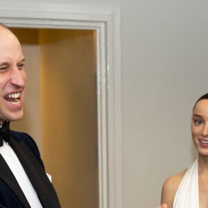 Le prince William, prince de Galles, assiste aux Bafta Film awards au Royal Festival Hall à Londres, le 18 février 2024. 