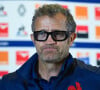 "Pour le groupe, pour la délégation, ça a été vécu comme un traumatisme, une forme de sidération", explique Fabien Galthié
 
Le sélectionneur de l'équipe de France de rugby Fabien Galthié lors de sa conférence de presse très attendue après l'élimination du XV de France en quarts de finale de Coupe du monde face à l'Afrique du Sud, à Paris, France, le 8 novembre 2023. © Federico Pestellini/Panoramic/Bestimage