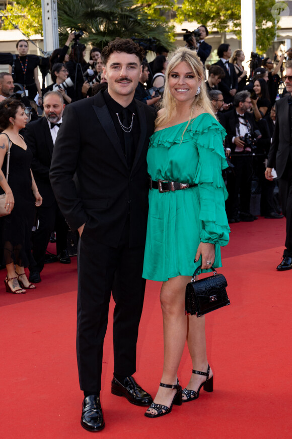 Baptiste Germain, Sophie Tapie - Montée des marches du film « Elémentaire » pour la cérémonie de clôture du 76ème Festival International du Film de Cannes, au Palais des Festivals à Cannes. Le 27 mai 2023 © Jacovides-Moreau / Bestimage