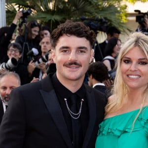 Baptiste Germain, Sophie Tapie - Montée des marches du film « Elémentaire » pour la cérémonie de clôture du 76ème Festival International du Film de Cannes, au Palais des Festivals à Cannes. Le 27 mai 2023 © Jacovides-Moreau / Bestimage