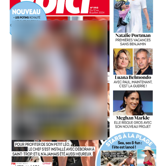 La couverture du magazine Voici du 12 au 18 juillet 2024.