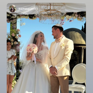 Mariage religieux de Capucine Anav et son amoureux Victor.