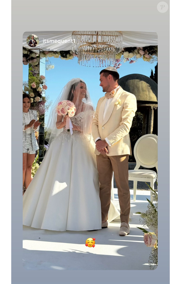 Mariage religieux de Capucine Anav et son amoureux Victor.