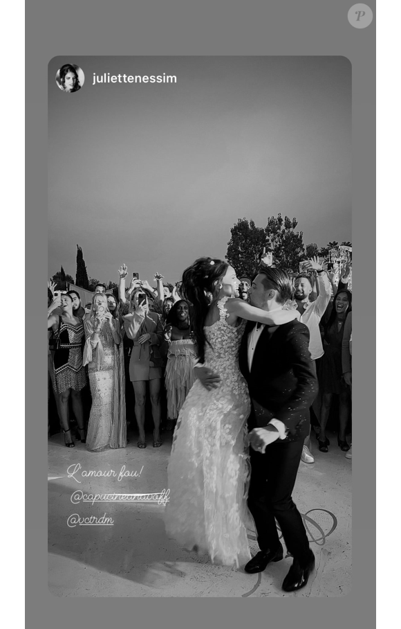 Mariage religieux de Capucine Anav et son amoureux Victor.