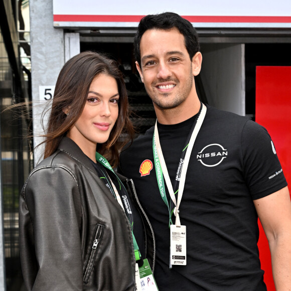 Iris Mittenaere (Miss France) et son compagnon Diego El Glaoui durant le 6eme Monaco E-Prix à Monaco. © Bruno Bebert/Bestimage