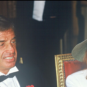 Jean-Paul Belmondo et son ex-femme Elodie Constantin en 1986
