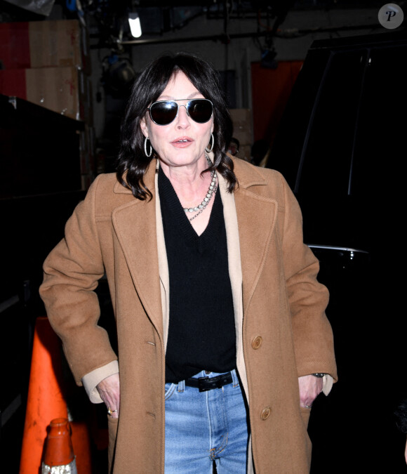 Shannen Doherty aux studios ABC le 6 décembre 2023 à New York. Image Press via ZUMA/ABACAPRESS.COM
