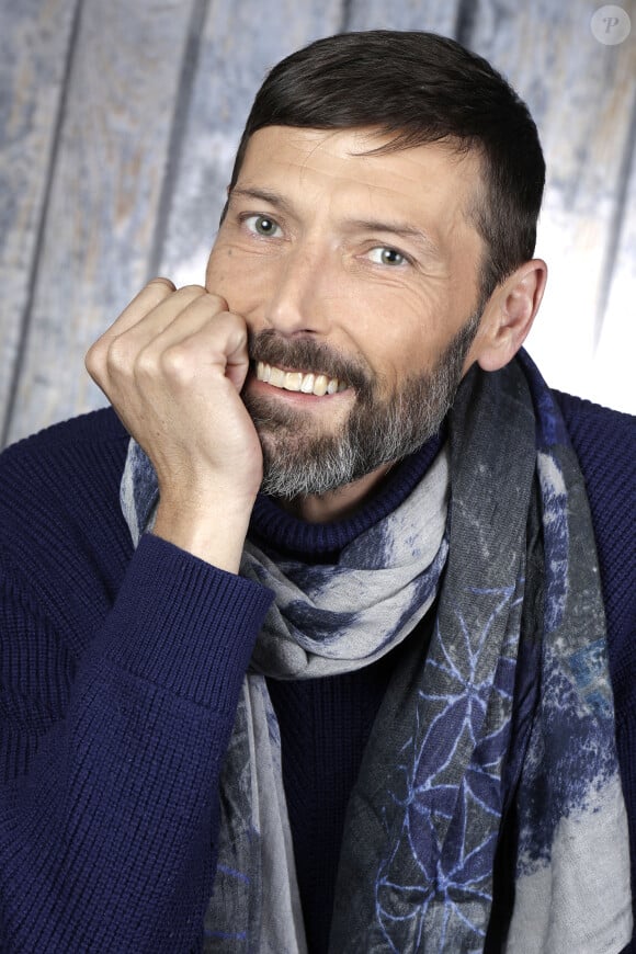 Portrait de Laurent Kerusore lors de l'enregistrement de l'émission "Chez Jordan" à Paris. Le 8 février 2023 © Cédric Perrin / Bestimage  