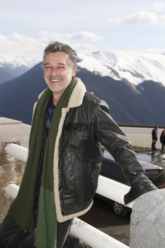 Stéphane Blancafort pour Tandem. - Rendez-vous avec les actrices et acteurs de la 24ème édition du festival Tv de Luchon le 12 février 2022. © Christophe Aubert / Bestimage 