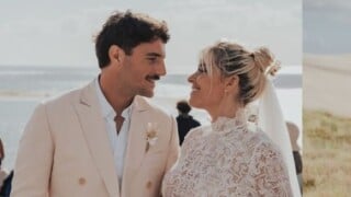 Sophie Tapie mariée à Baptiste Germain : tenues assorties, fête grandiose, vue sur l'océan... Les premières photos dévoilées