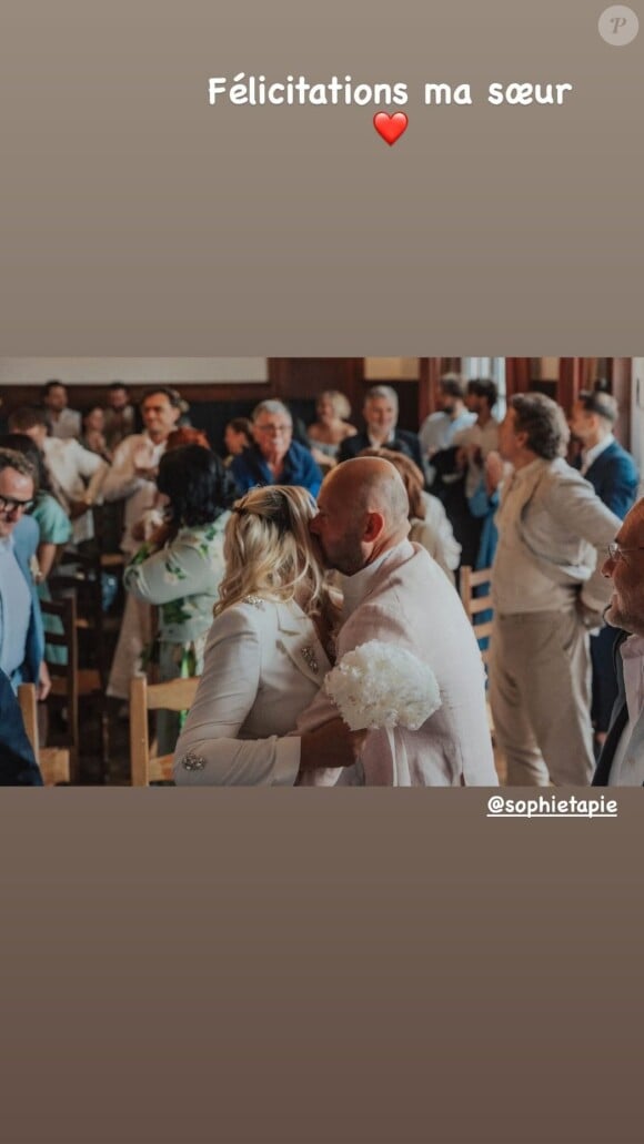 Une cérémonie civile a d'abord eu lieu à Bidart
Photos du mariage de Sophie Tapie avec Baptiste Germain