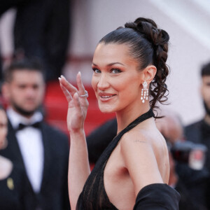 La mannequin, égérie de la marque Adidas, vient d'être virée sur fond de crise diplomatique...
Bella Hadid assiste au tapis rouge de "L'Amour Ouf" au 77ème Festival de Cannes au Palais des Festivals le 23 mai 2024. David Boyer/ABACAPRESS.COM