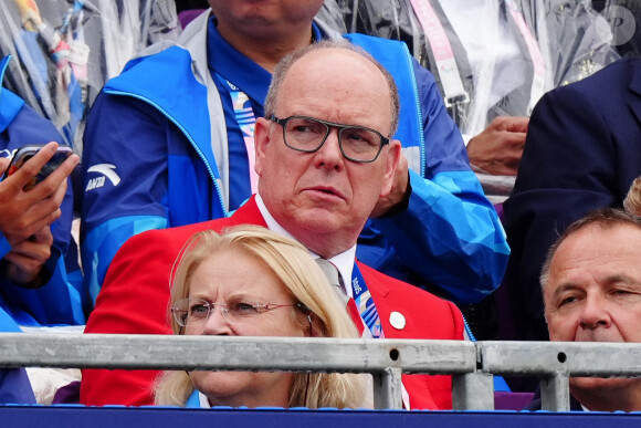 Le prince Albert II de Monaco - Cérémonie d'ouverture des Jeux Olympique (JO) de Paris 2024 le 26 juillet 2024