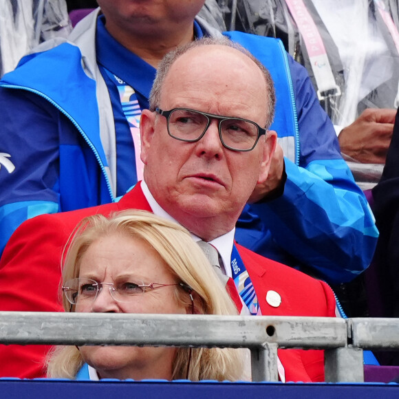 Le prince Albert II de Monaco - Cérémonie d'ouverture des Jeux Olympique (JO) de Paris 2024 le 26 juillet 2024