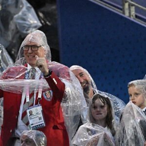 Le prince Albert II de Monaco et la princesse Charlene - Cérémonie d'ouverture des Jeux Olympique (JO) de Paris 2024 le 26 juillet 2024