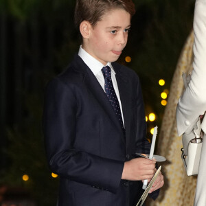 Le prince George de Galles - Traditionnel concert de Noël "Together At Christmas" à l'abbaye de Westminster à Londres le 8 décembre 2023. 