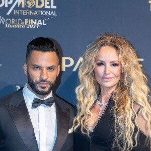 Ricky Whittle et Adriana Karembeu lors de la cérémonie de la finale du Top Model International 2024 au Sporting de Monte-Carlo, le 9 mars 2024 à Monte-Carlo. Cyril Château/ABACAPRESS.COM