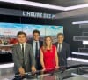 Eliot Deval et l'équipe de "L'heure des pros" sur CNews