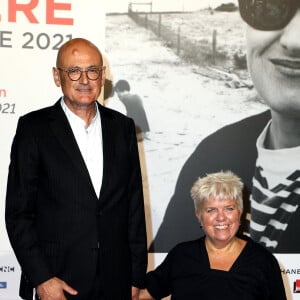 Benoist Gérard et sa femme Mimie Mathy - Cérémonie d'ouverture du Festival Lumière 2021 à Lyon le 9 octobre 2021. © Dominique Jacovides / Bestimage