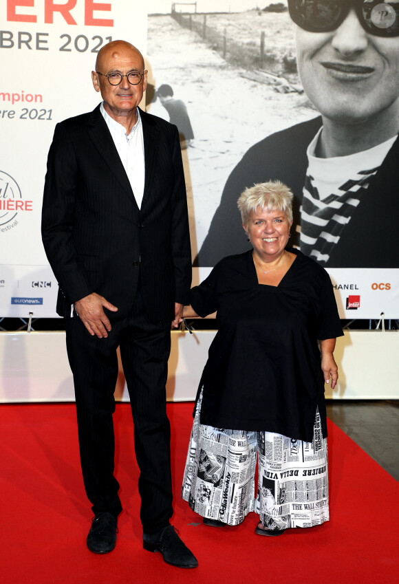 Benoist Gérard et sa femme Mimie Mathy - Cérémonie d'ouverture du Festival Lumière 2021 à Lyon le 9 octobre 2021. © Dominique Jacovides / Bestimage