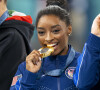 Un retour en force !
Simone Biles - Célébrités assistent aux épreuves de gymnastique lors des Jeux Olympiques de Paris 2024 (JO) au Palais omnisports Bercy Arena. © Jacovides-Perusseau/Bestimage