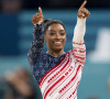 Si d'autres épreuve sportives l'attendent, elle devient l'athlète américaine la plus décorée de l'histoire olympique ! 
Simone Biles - Célébrités assistent aux épreuves de gymnastique lors des Jeux Olympiques de Paris 2024 (JO) au Palais omnisports Bercy Arena, à Paris, France, le 30 juillet 2024. © Jacovides-Perusseau/Bestimage