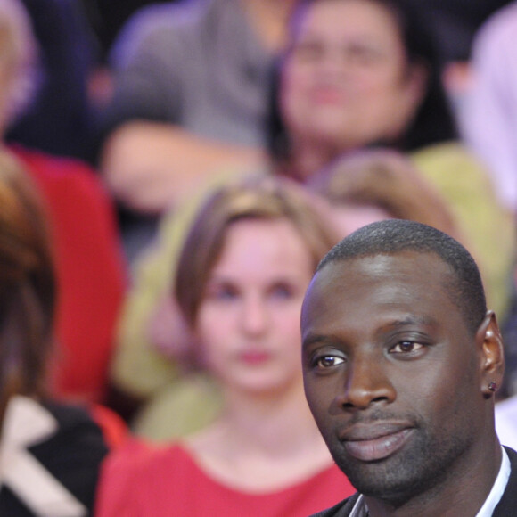 Omar Sy, Fred Testot - Enregistrement de l'emission "Vivement Dimanche" a Paris le 5 Decembre 2012.