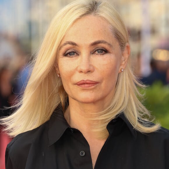 Emmanuelle Béart sur le tapis rouge de la cérémonie de clôture du 37ème festival du film de Cabourg (37ème journées romantiques du 14 au 18 juin 2023), à Cabourg, France, le 17 juin 2023. © Coadic Guirec/Bestimage 