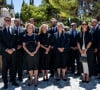 L'animateur, sombre et solennel, a apporté son soutien à la famille
Funérailles de Michel de Grèce, jeudi 1er aout 2024 à Athènes. Photo by Ammar Abd Rabbo/ABACAPRESS.COM