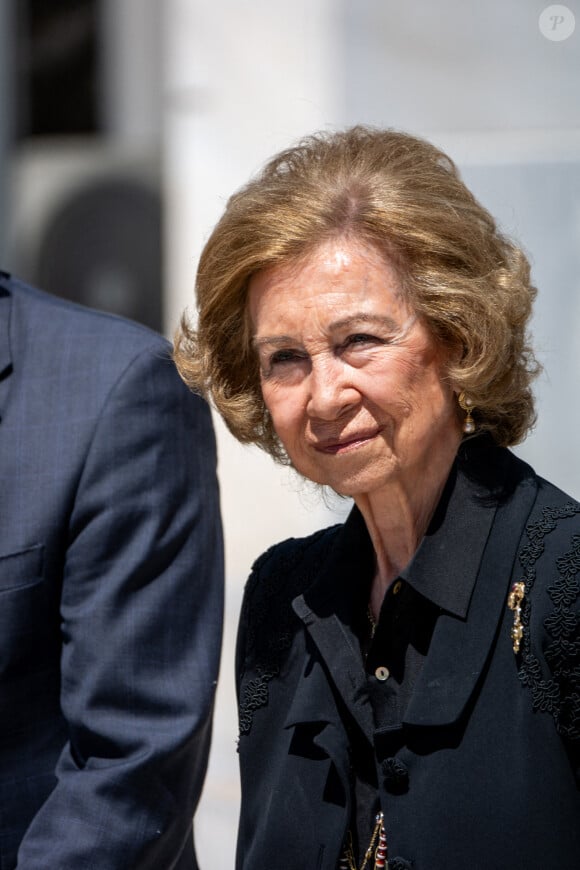 Sofia de Grèce et du Danermark était aussi présente aux obsèques de son cousin
Funérailles de Michel de Grèce, jeudi 1er aout 2024 à Athènes. Photo by Ammar Abd Rabbo/ABACAPRESS.COM