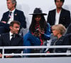 Présent à la cérémonie d'ouverture orchestrée le 26 juillet, Emmanuel et Brigitte Macron ont dernièrement posé leurs valises au fort de Brégançon pour passer leurs vacances d'été.
Cérémonie d'ouverture des Jeux Olympiques (JO) de Paris 2024 le 26 juillet 2024 - Emmanuel Macron ( président français ) et Brigitte Macron ( épouse du président français ) assistent à la cérémonie d'ouverture des Jeux Olympiques 2024 le 26 juillet 2024 à Paris, France. ( Photo by federico pestellini / DPPI / Panoramic )