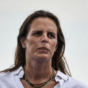 Laure Manaudou au Parc des Champions à Paris le 31 juillet 2024, dans le cadre des Jeux Olympiques de Paris. Photo by Firas Abdullah/ABACAPRESS.COM