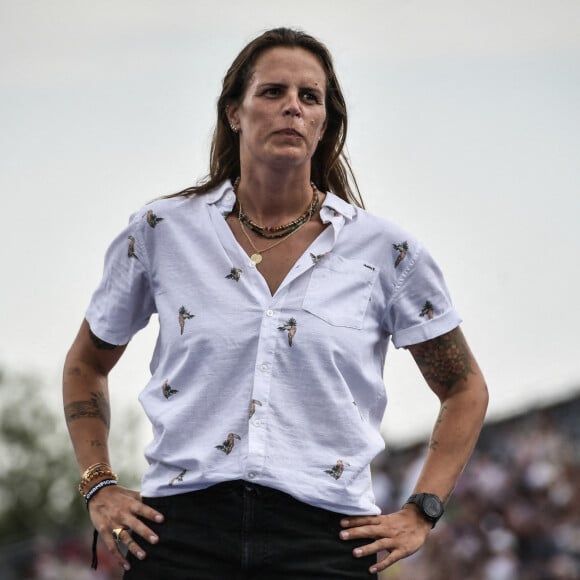 Laure Manaudou au Parc des Champions à Paris le 31 juillet 2024, dans le cadre des Jeux Olympiques de Paris. Photo by Firas Abdullah/ABACAPRESS.COM