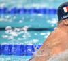 Avec 4 médailles d'or à son actif pour le moment, il devient le premier Français à réaliser cet exploit.
Léon Marchand participe à l'épreuve de natation du relais 4x100m 4 nages lors de la huitième journée des Jeux Olympiques de Paris 2024, le 3 août 2024. Eliot Blondet/ABACAPRESS.COM