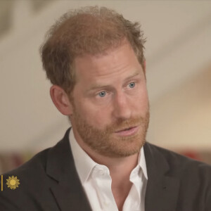 Le prince Harry, duc de Sussex et Meghan Markle, duchesse de Sussex, lors d'une interview pour l'émission CBS News Sunday Morning, diffusée le 4 août 2024. 