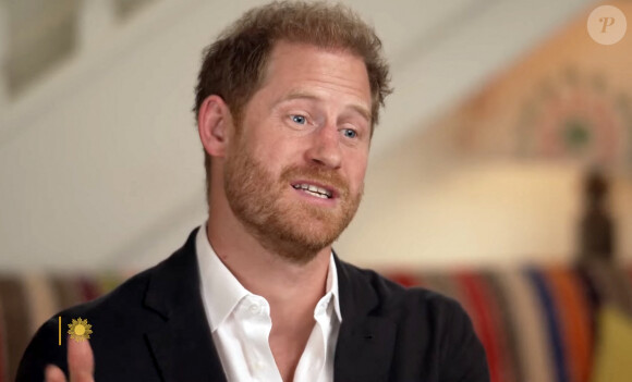 Le prince Harry, duc de Sussex et Meghan Markle, duchesse de Sussex, lors d'une interview pour l'émission CBS News Sunday Morning, diffusée le 4 août 2024. 