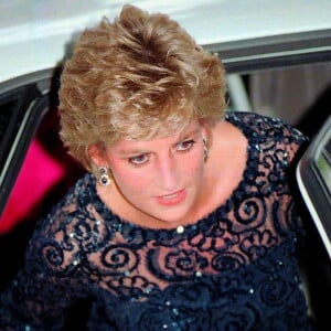 Princesse Diana à Cardiff pour le concert de Pavarotti.