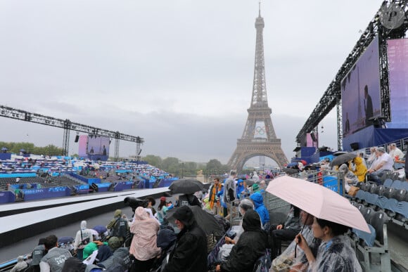 Cérémonie d'ouverture des Jeux Olympiques (JO) de Paris 2024 le 26 juillet 2024.