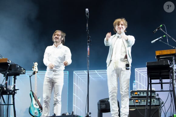 Parmi d'autres
Reformation du groupe Air (Jean-Benoît Dunckel et Nicolas Godin.) au Festival We Love Green, au bois de Vincennes à Paris, le 5 juin 2016. © Lionel Urman/Bestimage