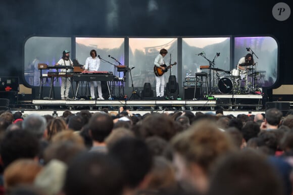 Reformation du groupe Air (Jean-Benoît Dunckel et Nicolas Godin.) au Festival We Love Green, au bois de Vincennes à Paris, le 5 juin 2016. © Lionel Urman/Bestimage 