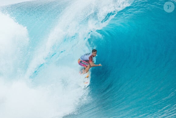 Kauli Vaast - Compétition de surf "Tahiti Pro Teahupo'o" à Tahiti. Le 17 août 2022 © Damien Poullenot-World Surf League : Zuma Press / Bestimage