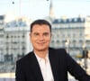 Exclusif - Laurent Luyat - Plateau de l'émission "Paris accueille la flamme Olympique" sur le parvis de l'hôtel de ville à Paris, diffusée en direct sur France 2 en marge du concert de la Place de la République à l'occasion du Relais de la Flamme olympique. © Christophe Clovis / Bestimage