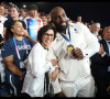 Sous une ferveur olympique qu'elle "adore"
Rachida Dati encouragent les athlètes francais en tribunes, lors des Jeux Olympiques. Alain Guizard /ABACAPRESS.COM