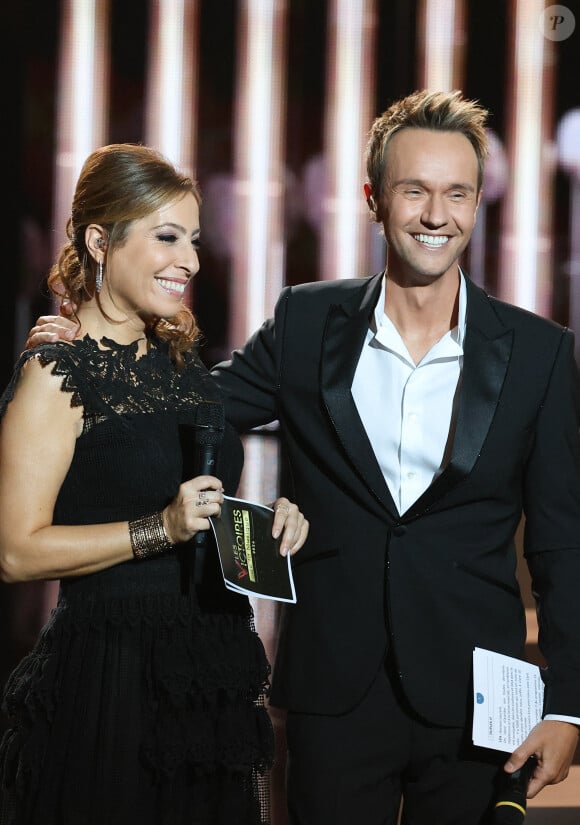 Léa Salamé et Cyril Féraud - 39ème cérémonie des Victoires de la musique à la Seine musicale de Boulogne-Billancourt, France, le 9 février 2024. © Coadic Guirec/Bestimage