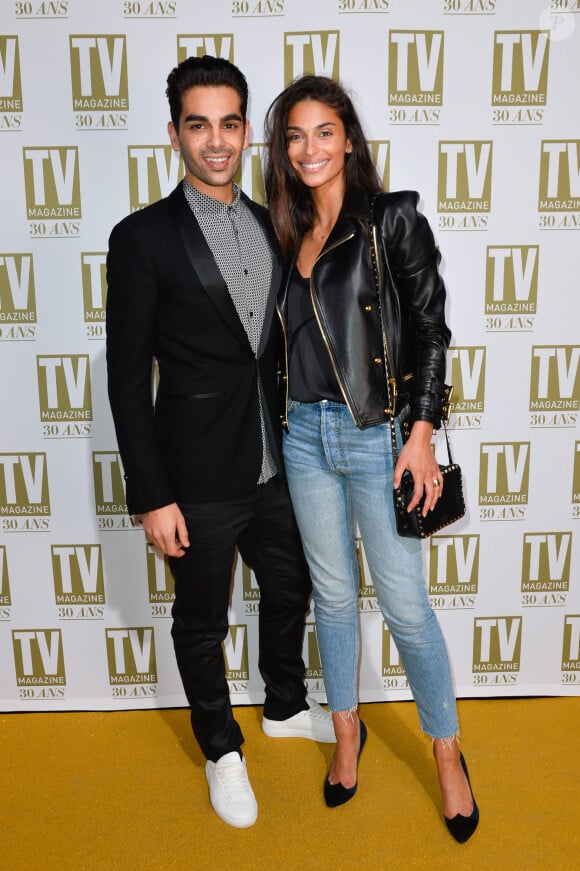 Exclusif - Christophe Licata et Tatiana Silva - Soirée d'anniversaire des 30 ans de TV Magazine au Pavillon des Champs-Elysées à Paris le 17 octobre 2017. © Coadic Guirec/Bestimage